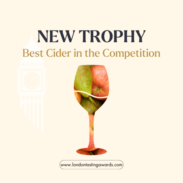 NEW TROPHY — The Best Cider in the competition